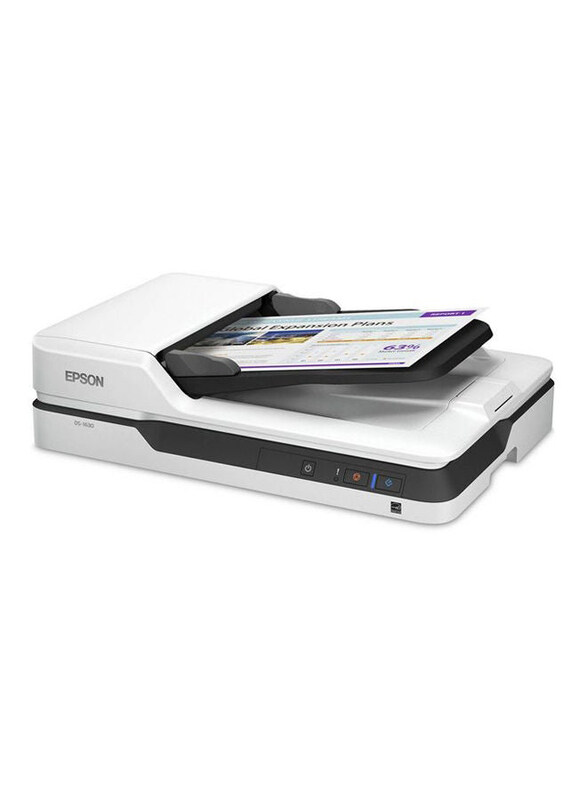 

Epson Flatbed Scanner, DS-1630, White