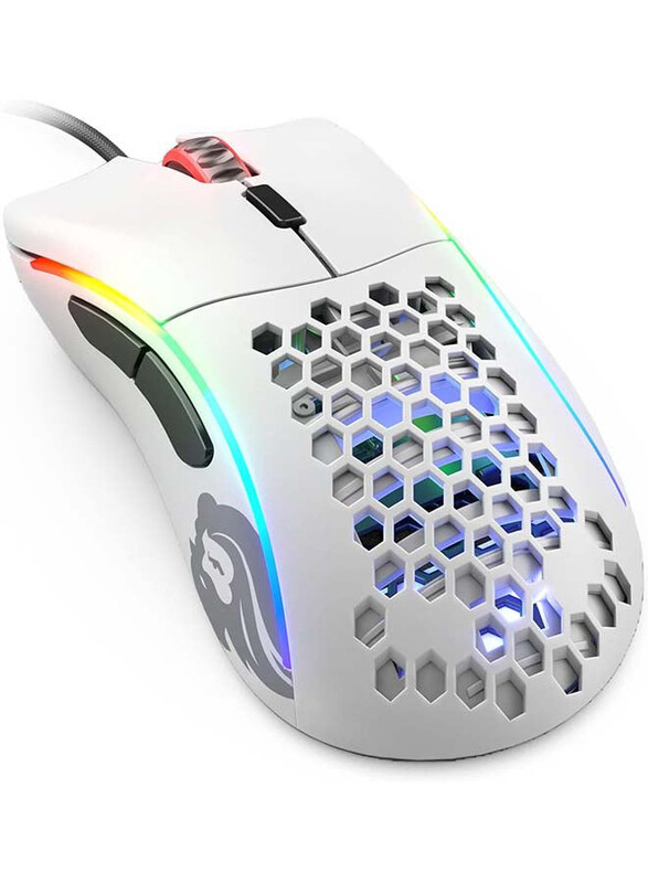

Generic Glorious Model D Minus Wired Gaming Mouse for PC Games, Matte White