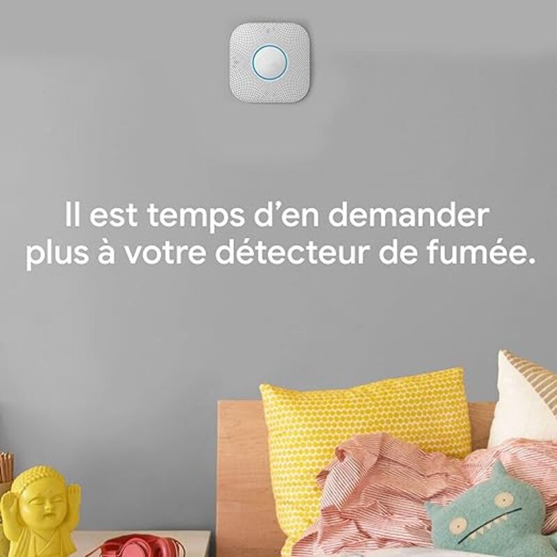 Google Nest Protect 2nd generation smoke and carbon monoxide detector wired