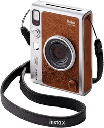 FUJIFILM INSTAX MINI EVO CAMERA BROWN.