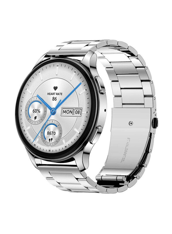 

Amazfit Pop 3R 1.43 Inch Smartwatch with Bluetooth Calling & AI Voice Assistance, Metallic Silver