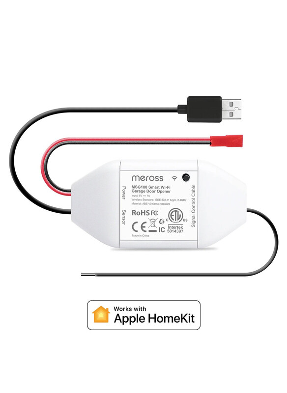 

Meross Smart Garage Door Opener Remote, White