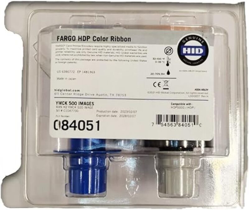 Fargo YMCK Color Ribbon 84051