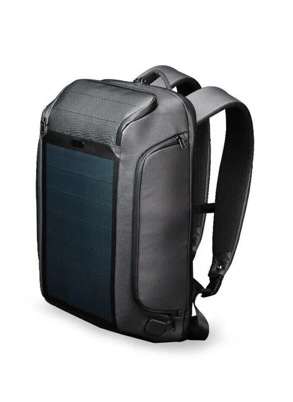 

Generic Solar Powered Backpack, Black