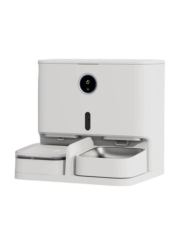 

Generic Pet Marvel 2 In 1 Pet Feeder & Water Dispenser, White