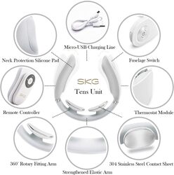 جهاز مساج الرقبة الذكي SKG 4098E لتخفيف آلام الرقبة
