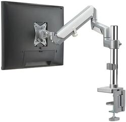 Gadgeton Premium Pole Mounted Single Monitor Arm, Stand And Mount For Gaming And Office Use