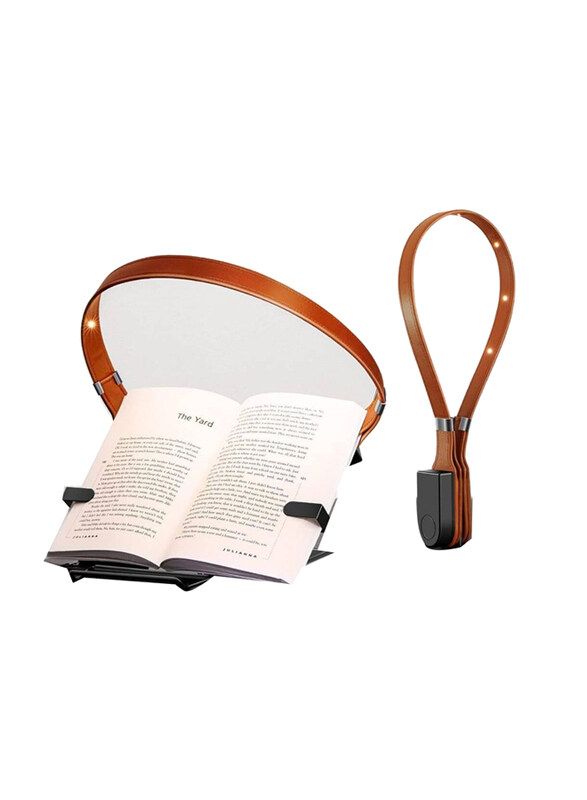 

Generic Leather Rechargeable Book Light, White