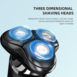 Bomidi M7 Electric Shaver Triple Floating Blades Wet  Dry Low Noise Shaver Quick Release Anti Pinch