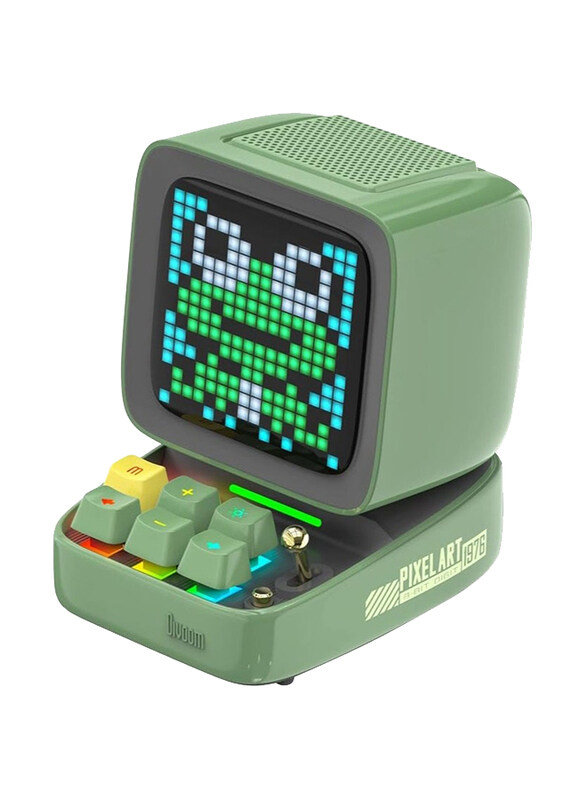 

Divoom Ditoo Pro Bluetooth Mini Speaker, Green