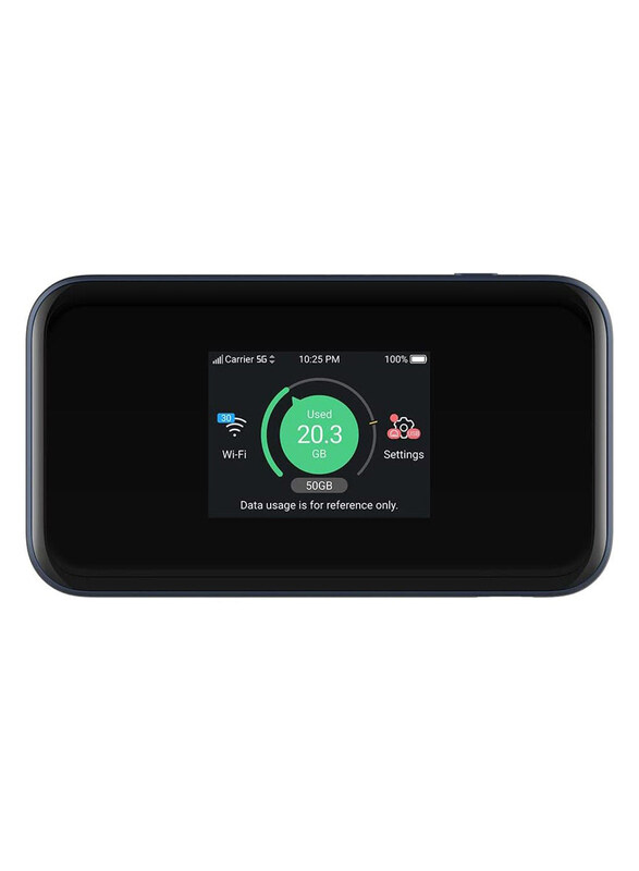 

ZTE MU5001 4500 mAh 5G Unlocked Portable Travel Wi-Fi Router, Black