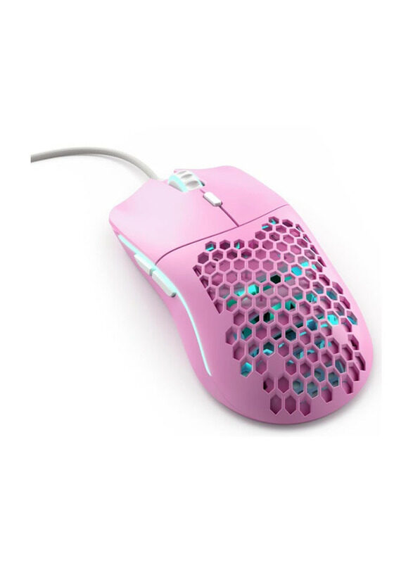 

Generic Glorious Model O-Minus Wired RGB 58g Lightweight Gaming Mouse, Pink