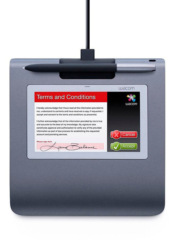 

Wacom Grey 5-inch Digital Signature Color LCD Graphic Tablet, STU-530