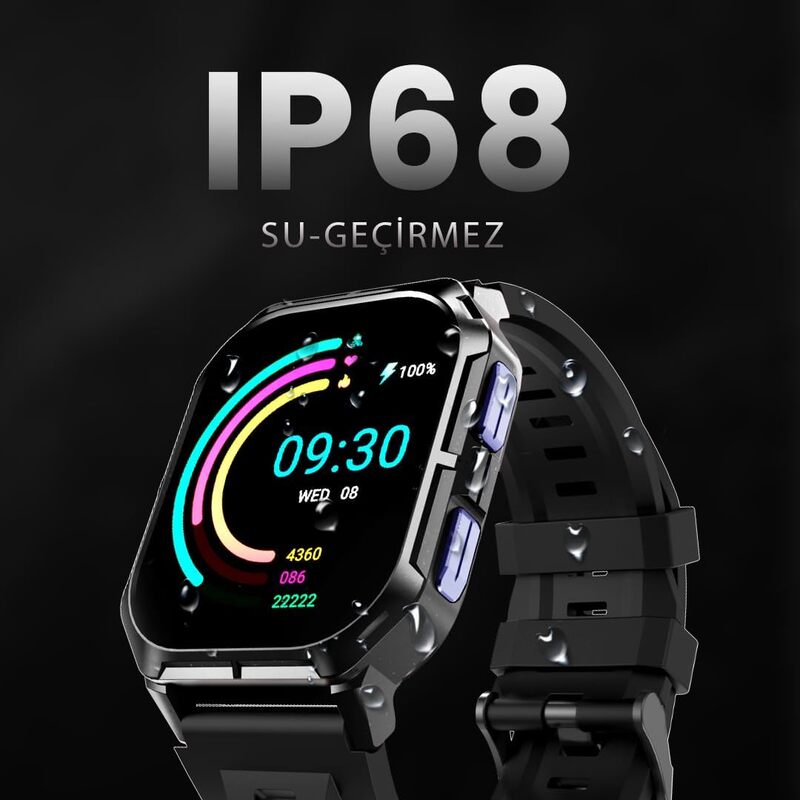 Hifuture ULTRA3 IPS Display 2.0 Bluetooth Calling Smartwatch  Red