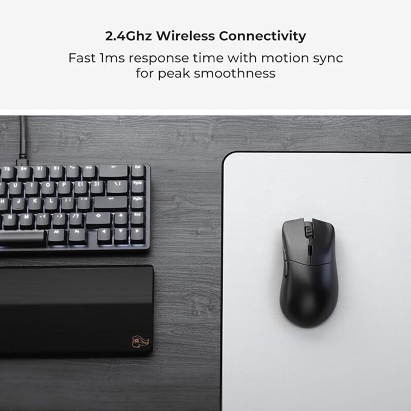 Glorious Model D 2 PRO Wireless 1K Polling  Black