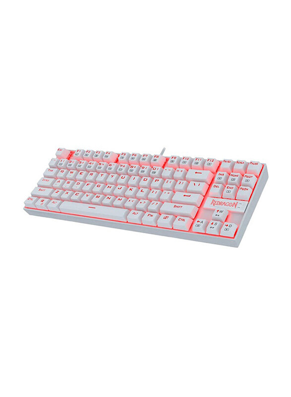 

N/a Redragon K552W-2 Kumara Wired Mechanical Keyboard for PC, White