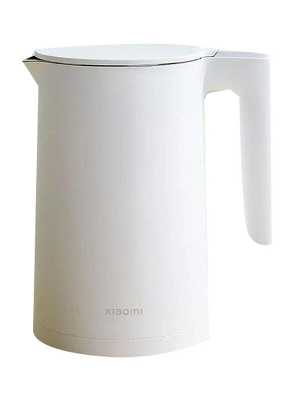 

Xiaomi 1.7Ltr Electric Kettle 2 Dual Layer Heat Insulation Stainless Steel With Lever Indicator Light, 1800W, MJDSH04YM, White