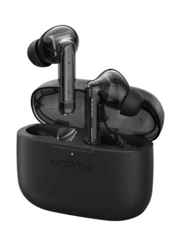 

Oraimo FreePods Lite True 5.3 40H Playtime IPX5-Water Resistant Bluetooth Wireless Ear buds with 2 Mics Via App, Black
