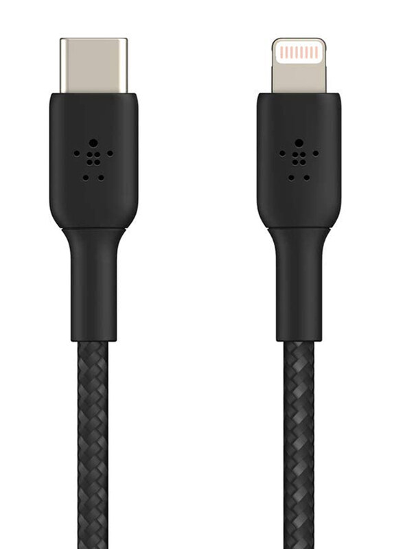 

Belkin 1-Meter Braided Lightning Cable, Lightning To Usb-C Cable For Iphone, Ipad, Airpods, Black