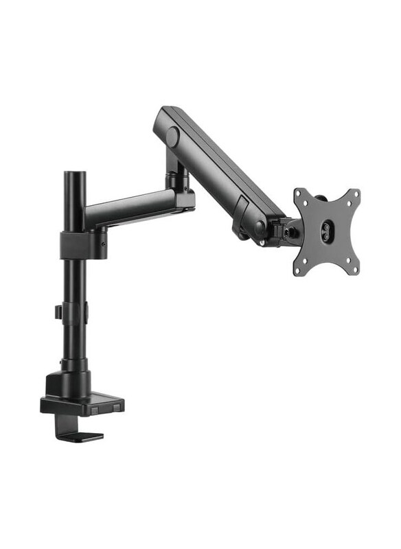

Universal Twisted Minds Single Monitor Pipe-Shaped Counter Balance Spring-Assisted Arm Mount for Monito, TM-20-C06P, Black