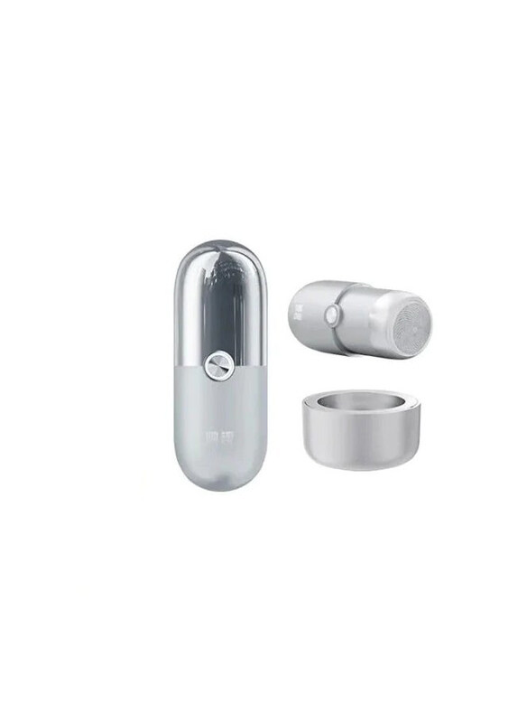 

Enchen X5 Shaver Mini Electric Portable Dry and Wet Shaver With Anti Pinch Beard, Silver