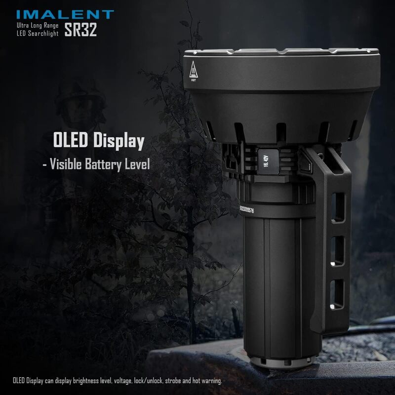 IMALENT SR32 The Most Powerful Torch in the World 2023 Military Torch 120 000 Lumens Long Range 2050 m 32pcs CREE XHP50.3 HI LED Best Equipment for Caving and Fishing SR32 FR