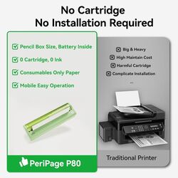 PeriPage P80 Portable Thermal Printer