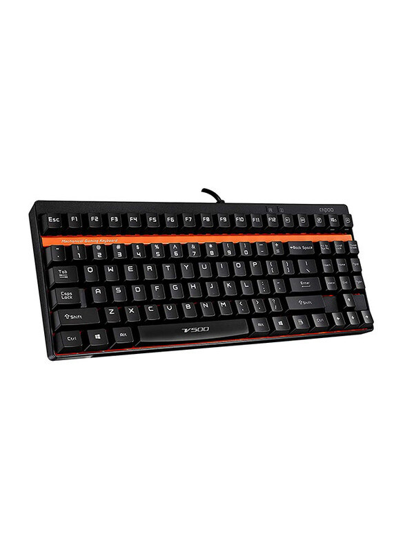 

Generic Rapoo Rgb Backlit Mechanical Wired Gaming Keyboard, Black