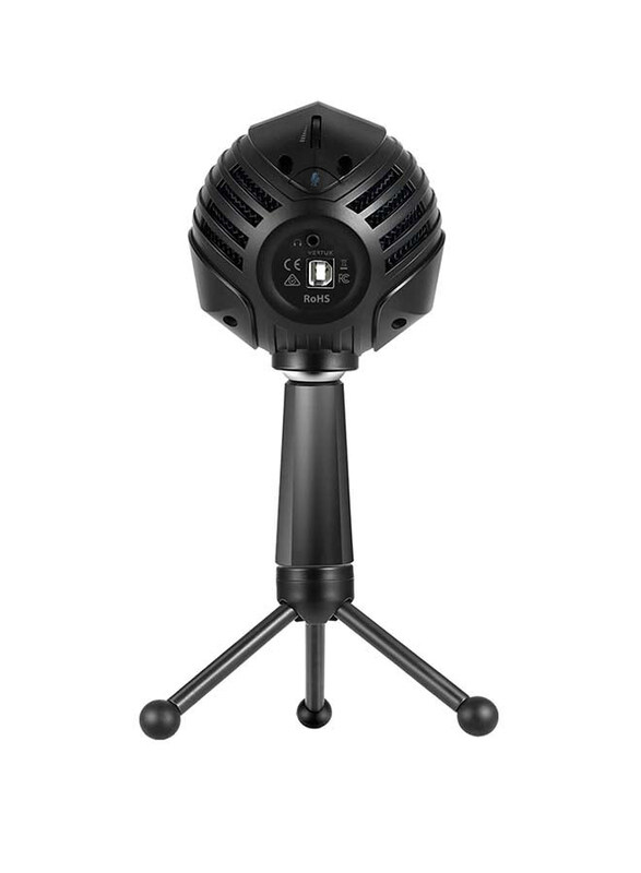

Vertux Sphere High Sensitivity Professional Digital Recording Microphone, Black