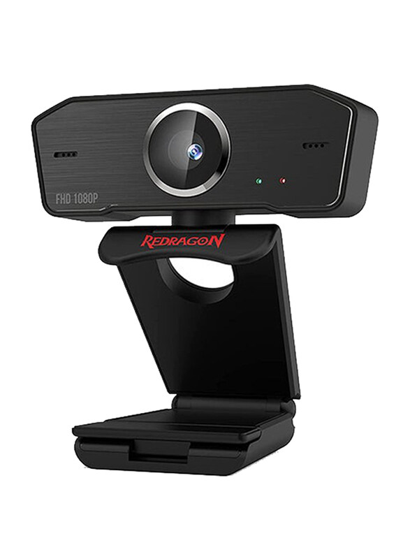 

Generic Redragon GW800 Hitman 1080P Webcam with Built-in Dual Microphone, Black