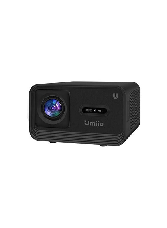 

Umiio 4K Wifi6 Bluetooth Home Theater Video Projector, Black