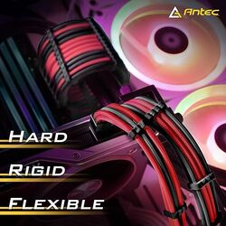 Antec Premimium Sleeved Extension Cable Kit  RedBlack