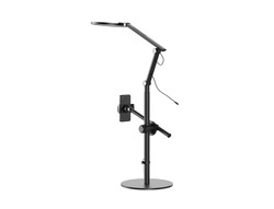 UPERGO LT 1DS Selfie Light Live Stand With Phone  Tablet Holder  Black