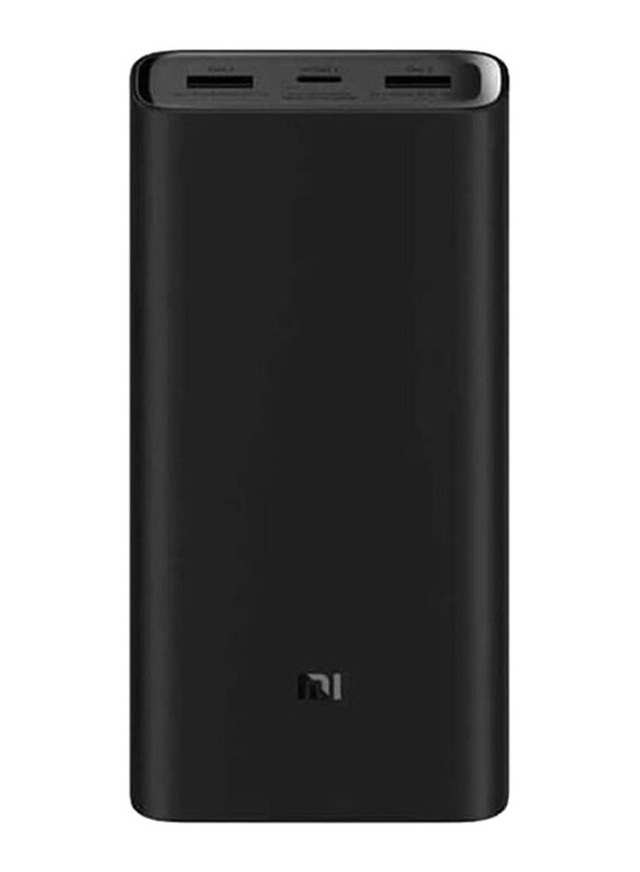 

Xiaomi Mi 20000mAh Wired Fast Charging Power Bank with Lightning & Micro-USB Type-C Input, BHR5121GL, 50W, Black