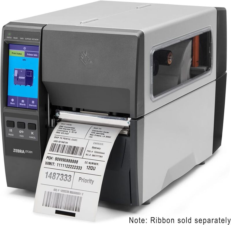 ZEBRA ZT231 300 DPI Thermal Transfer Industrial Printer ZT231 Upgraded Version of ZT230 Printer Print