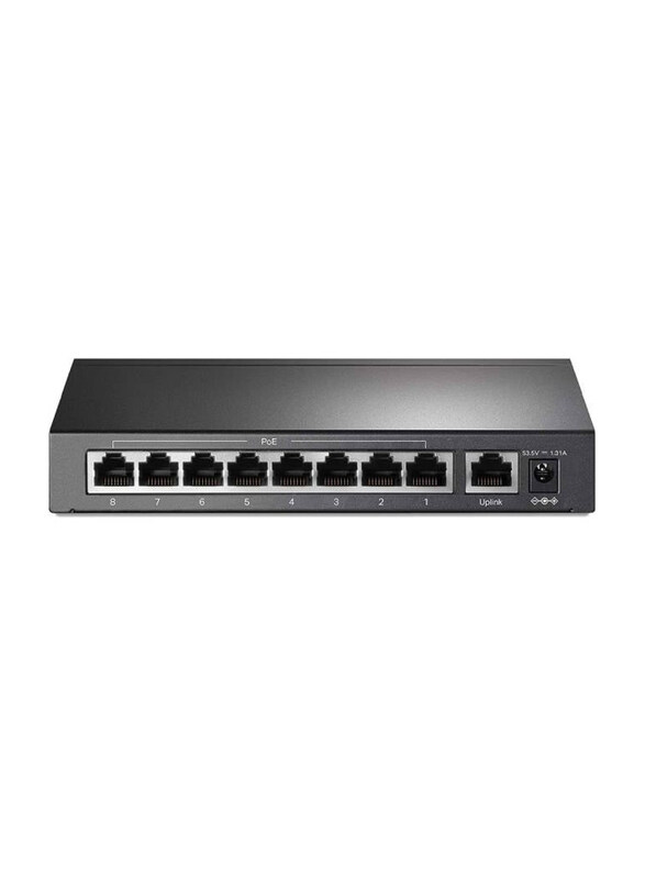 

TP-Link 9 Port 10/100MBPS Desktop Switch with 8-Port POE+, Black