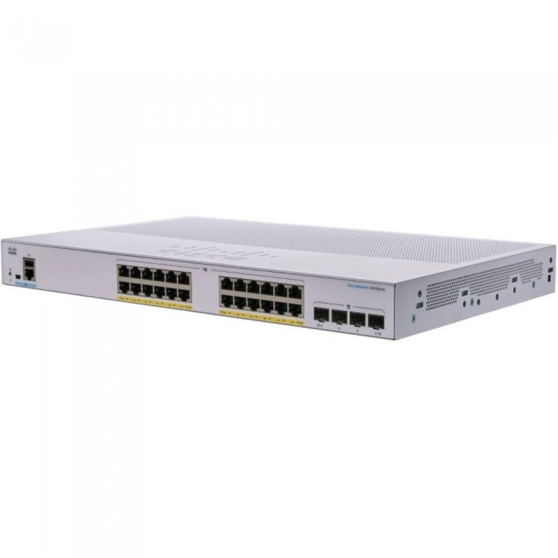 Cisco Business CBS350-24P-4G Managed Switch 24 Port GE PoE 4x1G SFP  Limited Lifetime Protection CBS350-24P-4G