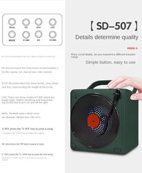 SD 507 BT Speaker Bt speaker high power karaoke pull rod multifunctional SUBWOOFER SPEAKER with wireless LED