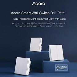 Aqara Smart Switch D1 Zigbee 30 No Neutral Triple Rocker