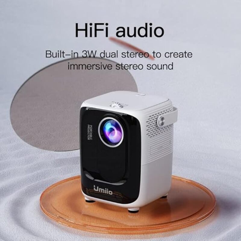 Android Video Projector with 5G WiFi  BluetoothUltra HD Supported A007