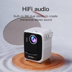 Android Video Projector with 5G WiFi  BluetoothUltra HD Supported A007