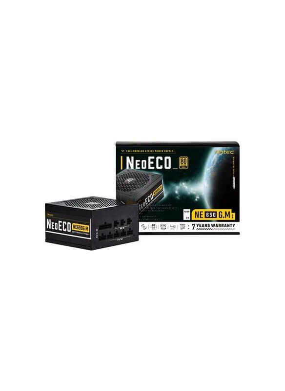 

Antec GB ATX 12V 2 4 Fully Power Supply Unit, NE650G-M, Black