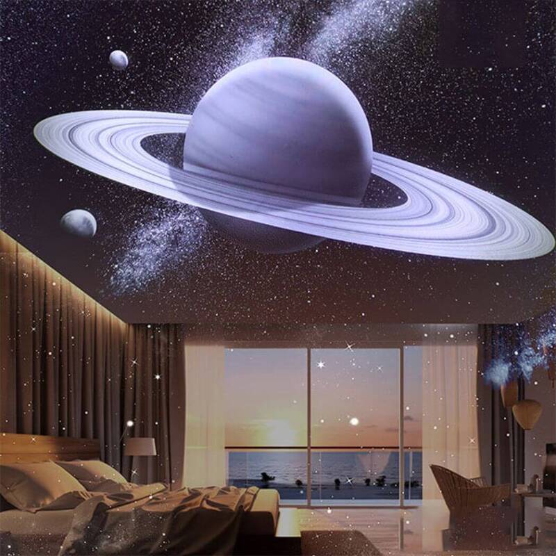 Shiyin Projection Lamp Real Stary Sky Nigh Light with Music Level Light K1206