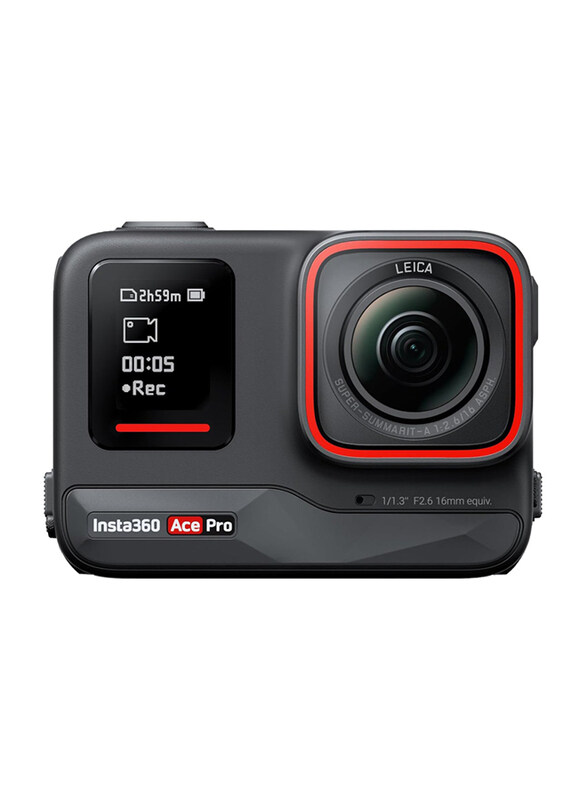 

Insta360 Ace Pro Action Camera, 48 MP, Black