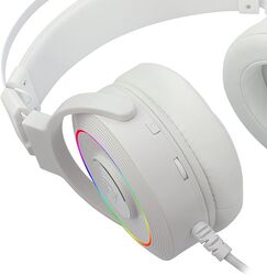 Redragon LAMIA 2 white USB RGB Gaming Headset w/stand