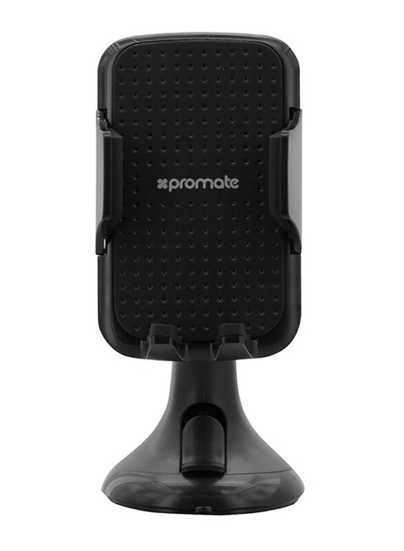 

Promate Universal Car Mount Mobile Grip Holder with Suction Cup, Black