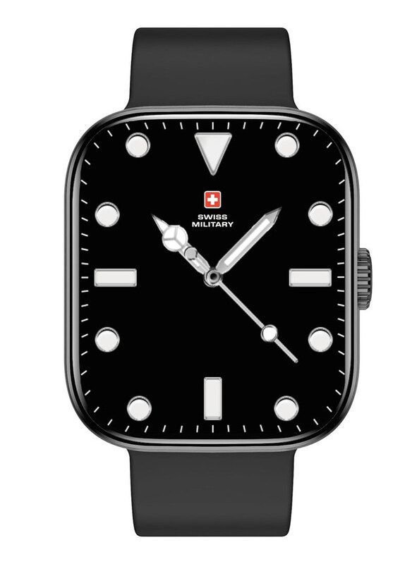 

Swiss Military ALPS4 1.75-inch AMOLED Display Bluetooth Smartwatch, Black