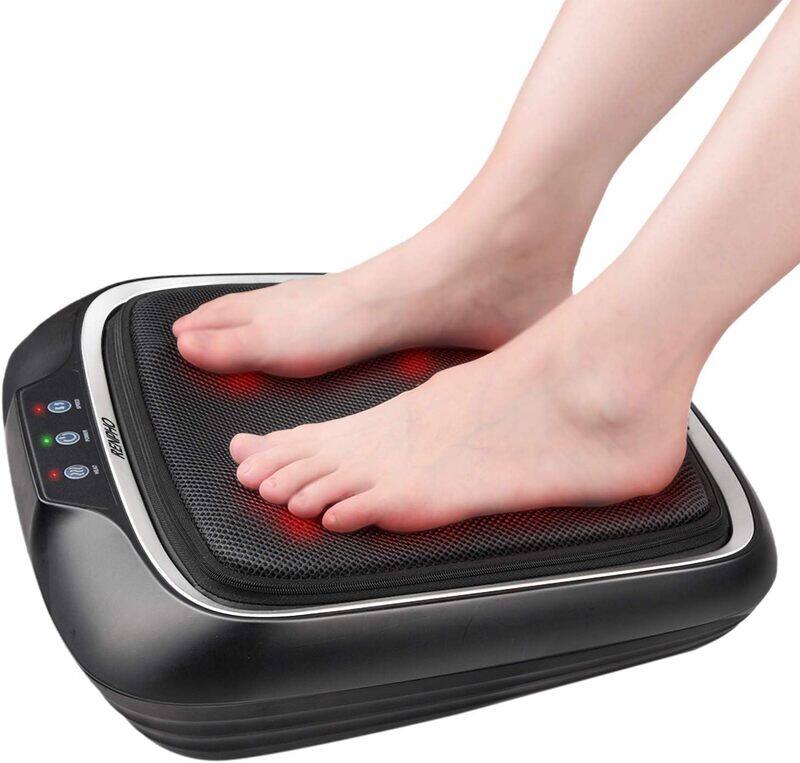 

RENPHO Foot Massager with Heat Shiatsu Heated Electric Foot Massager Deep Kneading Feet Back Massager for Muscle Pain Relief Plantar Fasciitis with Wa