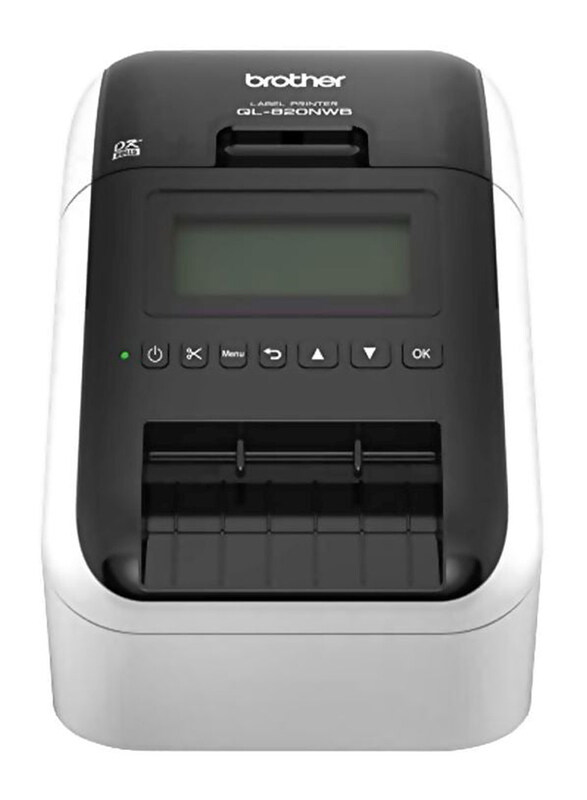 

Brother Ultra Flexible Wireless Label Printer, QL820NWB, Black/White