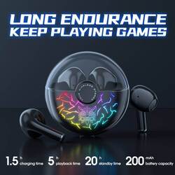 Onikuma T35 Gaming Earphones Bluetooth RGB Noise Cancelling